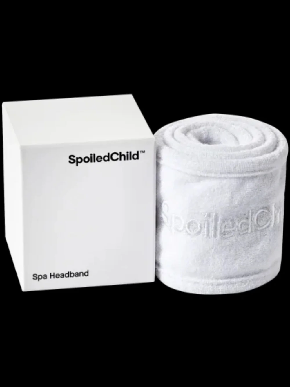 Spoiled Child Spa Headband in White - NIB